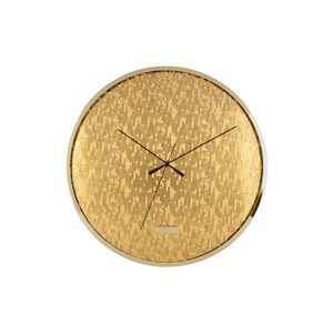 Karlsson 6005GD ceas de perete de design auriu, diametru 40 cm imagine