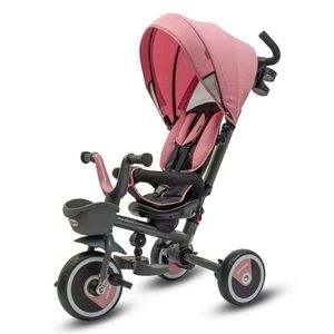 Tricicleta pentru copii Baby Mix 5in1 Relax 365°, roz imagine
