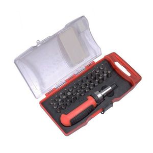 Șurubelniță cu clichet Green cu biți, 37 buc imagine