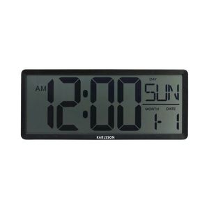 Karlsson 6020BK ceas digital negru, 35 cm, negru imagine