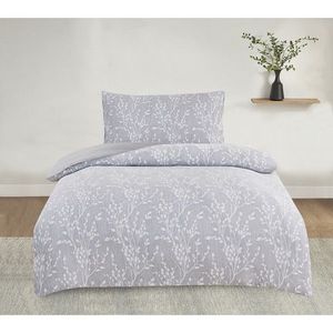 Lenjerie de pat din jacquard Alabama gri, 140 x200 cm, 70 x 90 cm, gri imagine