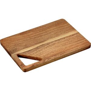 Kesper 29140 Tăietor și platou de servire din lemn de salcâm 28 x 19 x 1, 7 cm, S imagine