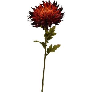 Floare artificială Crizantemă 62 x 18 cm, portocaliu imagine