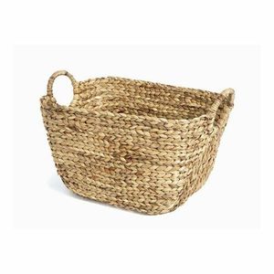 Coș de depozitare Compactor Caracas XXL, împletitmanual, 52 x 37 x 37 cm, XXL imagine