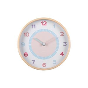 Karlsson 5963MC ceas de perete design, albastrudeschis, diametru 25 cm imagine