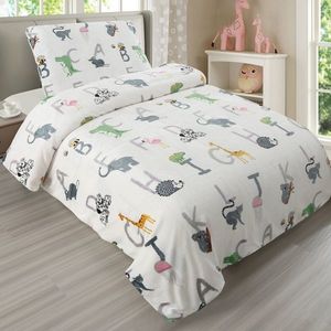 Lenjerie de pat micro-pluș ABCD, 140 x 200 cm, 70 x 90 cm imagine