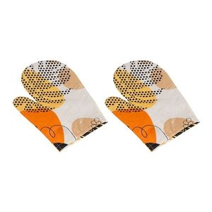 Mănușă de bucătărie Bellatex Pietre portocaliu, 28 x 18 cm, 2 buc imagine