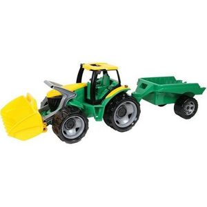 Tractor Lena cu cupă 60 cm și remorcă 45 cm imagine