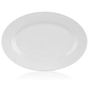 Farfurie ovală Banquet DIAMOND LINE, 34, 5 x24, 2 cm imagine