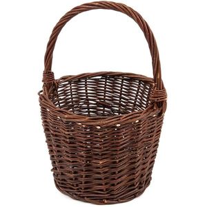 Coș împletit pentru legume, diametru 30 cm imagine