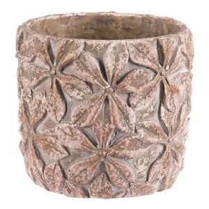 Mască de ghiveci din beton pentru ghiveci Flower L, 18 x 16 cm, diam. 18 cm imagine