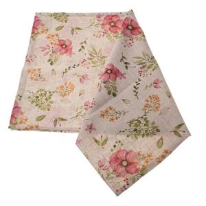 Traversă de masă impermeabilă Flori, 40 x 140 cm imagine