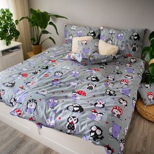 Lenjerie de pat din bumbac Dita Vogel, 140 x 200 cm, 70 x 90 cm + 40 x 40 cm imagine