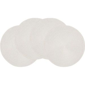 Suport de farfurie Altom Straw alb, diametru 38 cm, set de 4 buc., alb imagine