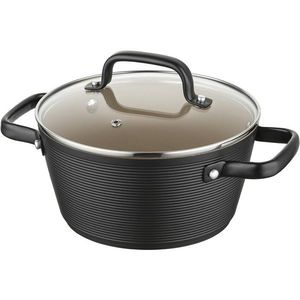 Florina Oală din aluminiu Carina Black 2, 2 l, 20 cm, diam. 20 cm imagine