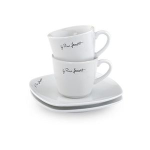Set de 2 cești și farfurii Lamart LT9017Dine, 90 ml imagine