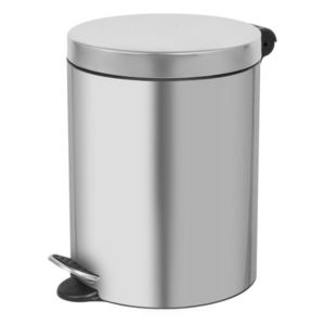 Alda Coș de gunoi cu pedală Soft Close FreedomFresh 5 l, inox mat, inox mat, 5 l imagine