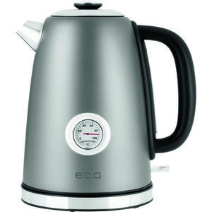 Fierbător electric ECG RK 1700 Magnifica Antracito, gri imagine