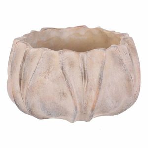 Husă din beton pentru ghiveci S, gri, 20 x 11 cm, bej, 20 cm imagine