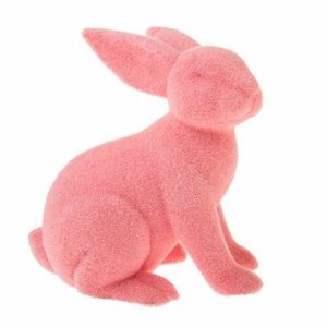 Decorație de Paște iepuraș, roz, 25 x 16 x 28 cm, roz imagine