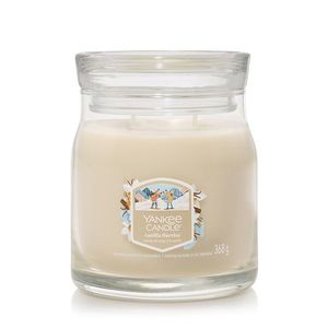 Yankee Candle lumânare parfumată Signature în pahar cu aromă medie Vanilla Flurries, 368 g, alb, S imagine