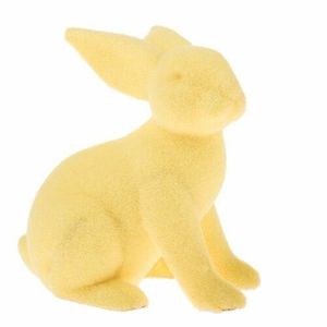 Decorație de Paște iepuraș, galben, 25 x 16 x 28cm, galben imagine
