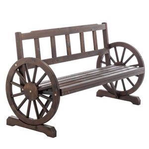 Bancă de grădină, maro, SABA TIP 2, M imagine