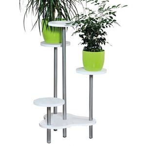 Suport pentru flori Kesper 17278, alb, 46 x 72, 2 x 46 cm imagine