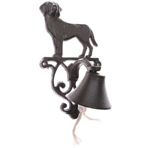 Clopot de fontă Iron dog, 14 x 24 x 12 cm imagine