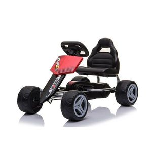 Mașină cu pedale pentru copii Baby Mix Go-kartSpeedy, roșie imagine