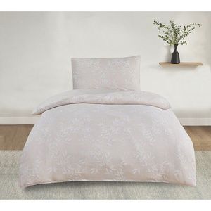 Lenjerie de pat din jacard Alabama bej, 140 x 200cm, 70 x 90 cm, bej imagine