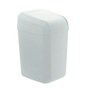 Denox Troya Coș de gunoi 30 l, alb, alb, 30 l imagine