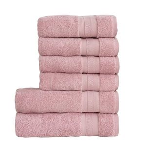 Set de prosoape Stanex MEXICO roz, 4 bucăți50 x 100 cm, 2 bucăți 70 x 140 cm, roz vechi imagine