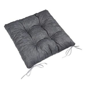 Pernă de scaun Bellatex LADA matlasată Uni grafit, 40 x 40 cm imagine