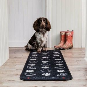 Covoraș PET REBELLION Country Walk Black, 45 x 150 cm imagine