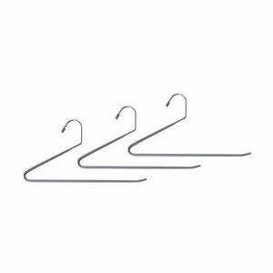 Set umerașe din metal pentru pantaloni Compactor 34 cm, 3 bucăți imagine