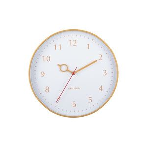 Karlsson 5992YE ceas de perete design galben, diametru 30 cm imagine
