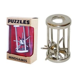 Puzzle hedgehog in a metal cage imagine