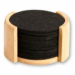 Kesper 58747 Set de 12 suporturi din pâslă cusuport, diametru 10 cm imagine