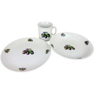 Set de masă pentru copii din 3 piese Thun Tractornou imagine