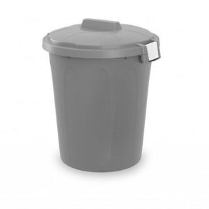 Coș de gunoi Dustbin, 50 l, gri, gri, 50 l imagine