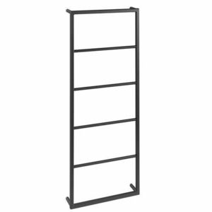 SAPHO Ska501 Ska uscător de prosoape de perete 45x 115 x 10 cm, negru mat imagine