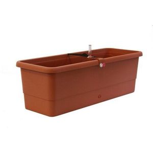 Jardinieră auto-irigare Gardenico Smart System Gardenie teracota, 60 cm, teracotă, 60 cm imagine