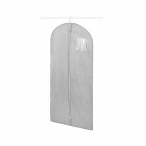 Husă costum și rochie lungă Compactor Boston, 60 x 137 cm, gri, L imagine