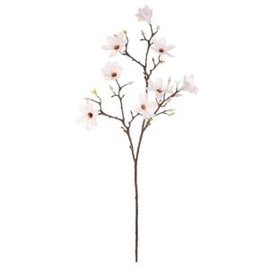 Floare artificială Magnolie albă, 30 x 10 x 85 cm imagine