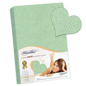 Bellatex Cearșaf din bumbac, verde deschis, 90 x200 cm, verde deschis, 90 x 200 cm imagine