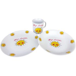 Thun Set de masă pentru copii din 3 piese Sluníčko imagine