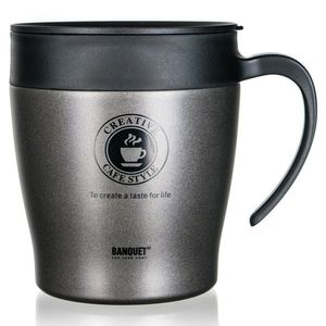Banquet Cană termică de călătorie TAZZA 330 ml, antracit, antracit imagine