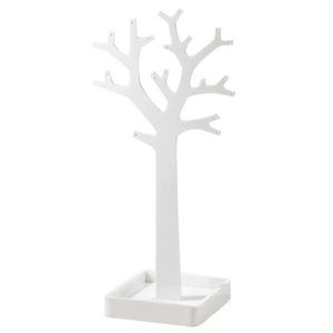 Suport de bijuterii Compactor, sub formă de copac, alb, alb imagine