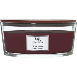 Lumânare parfumată WoodWick Black Cherry, 453 g imagine